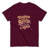 unisex-classic-tee-maroon-front-68a3f63670992.jpg
